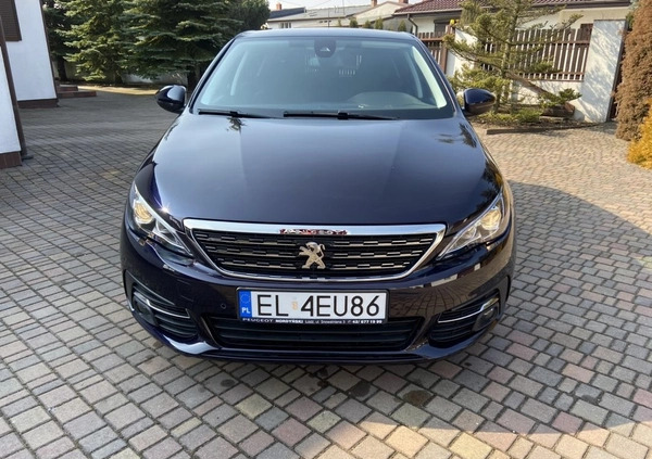 Peugeot 308 cena 54900 przebieg: 61000, rok produkcji 2019 z Łódź małe 781